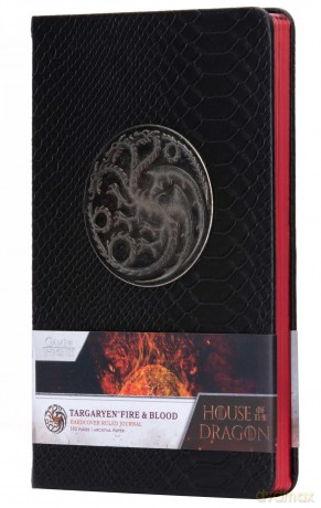 House of the Dragon Targaryen Fire Blood Hardcover Journal [KSIĄŻKA]