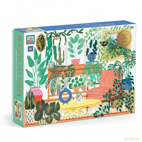 Houseplant Haven 1000 Piece Foil Puzzle [KSIĄŻKA]