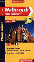 Wałbrzych. Plan miasta w skali 1:17 500