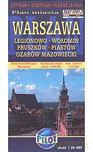 Warszawa. Plan miasta. Skala 1:26 000
