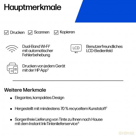 Hp: HP DeskJet 2920 All-in-One 3 in 1 Tinten