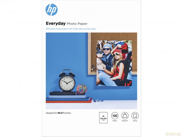 Hp Papier: HP Everyday Glossy Fotopapier A 4 100b 2