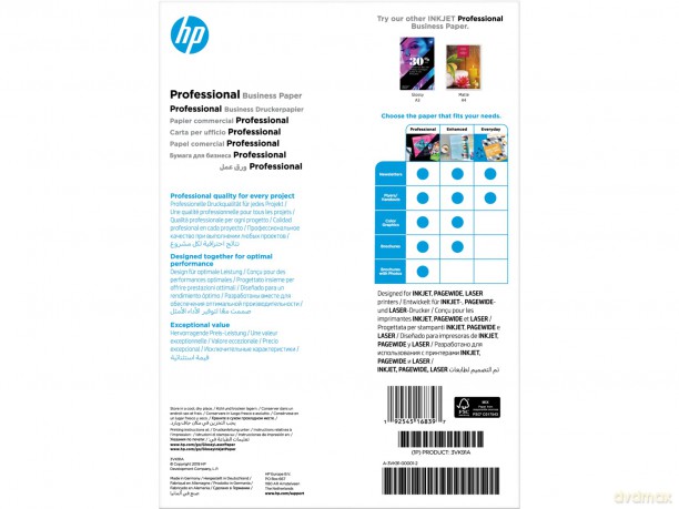HP Fotopapier 3VK91A A4 glnzend