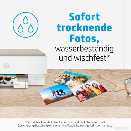 HP Fotopapier 7HF70A 10,0 x 15,0 cm matt