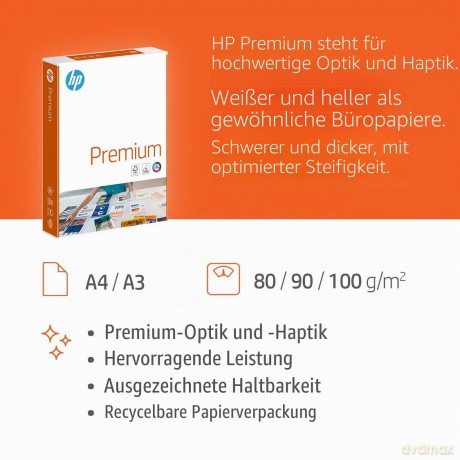 HP Kopierpapier Premium A4 100 g/qm