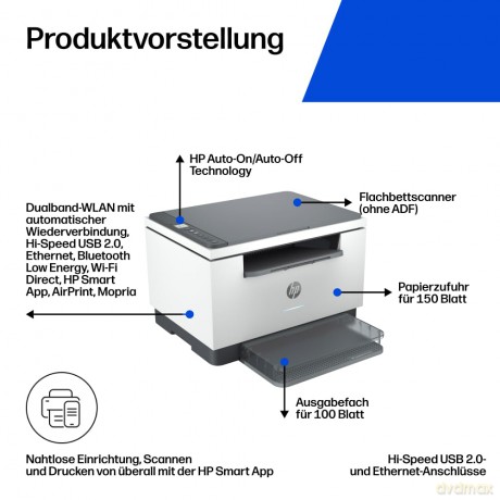 HP LaserJet MFP M234dw 3 in 1 Laser-Mult