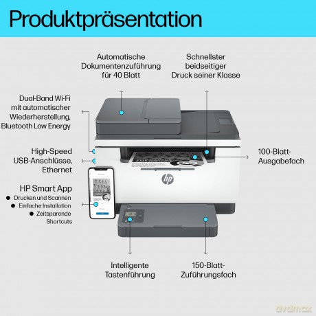 Hp: HP LaserJet MFP M234sdw 3 in 1 Laser-Mul