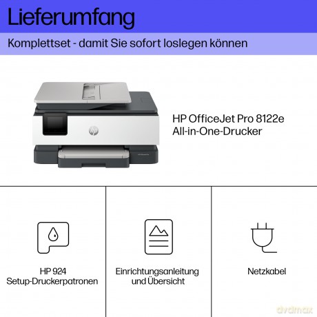 Hp: HP OfficeJet Pro 8122e All-in-One 3 in 1