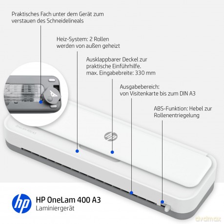 HP OneLam 400 A3 Laminiergert
