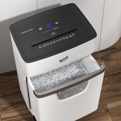 HP OneShred 10MC Aktenvernichter mit Par