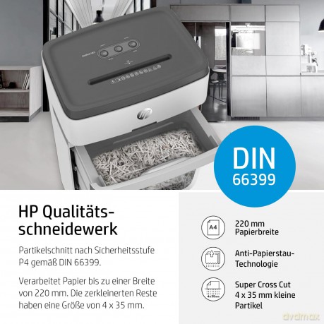 HP OneShred 18CC Aktenvernichter mit Par