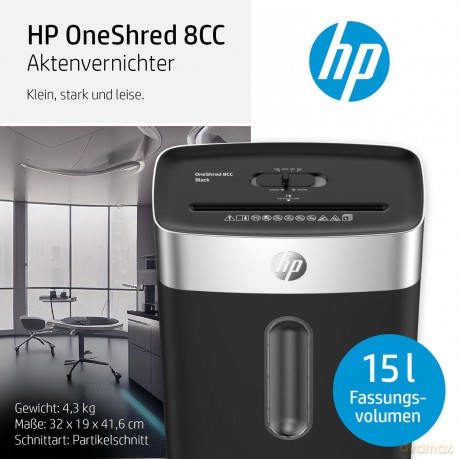 Hp: HP OneShred 8CC Aktenvernichter mit Part