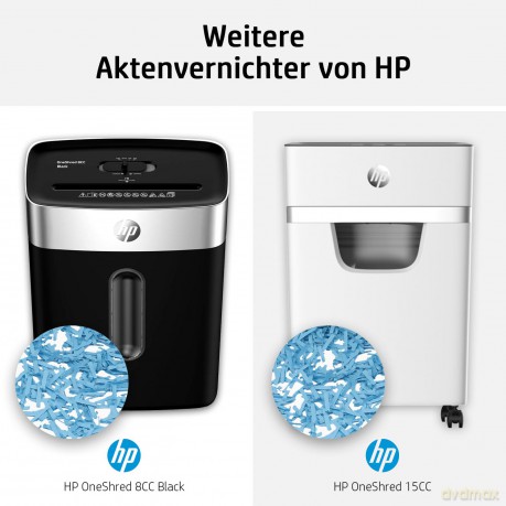 HP OneShred 8CC Aktenvernichter mit Part