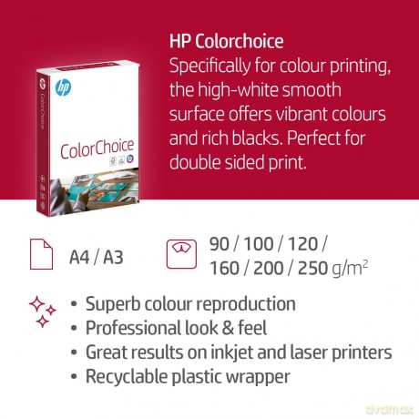 HP Papier ColorChoice A3, 160g