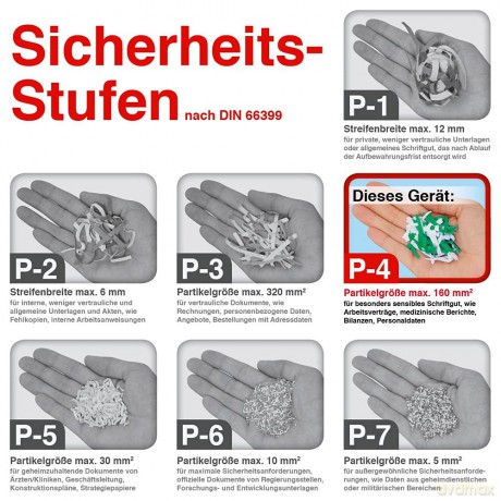 HP Pro Shredder 15CC Aktenvernichter mit