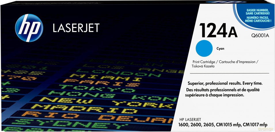 Hp Toner: HP Toner Q6001a-124a Cyan