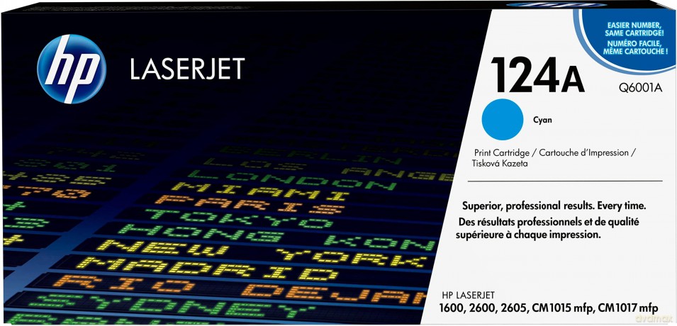 Hp Toner: HP Toner Q6001a-124a Cyan