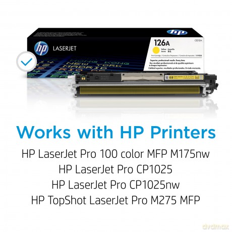 Hpâž: HP Lasertoner/CE312A yellow