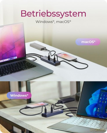 Hub 10-in-1 Hub IcyBox USB 3.2 mit 10 An