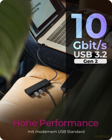 Hub 4-Port IcyBox USB 3.2 IB-Hub1436-CP
