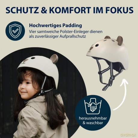 HUDORA Kinderhelm Beary, Gr. 44-47