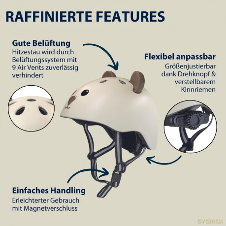 HUDORA Kinderhelm Beary, Gr. 44-47