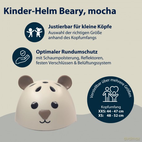 HUDORA Kinderhelm Beary, Gr. 48-52
