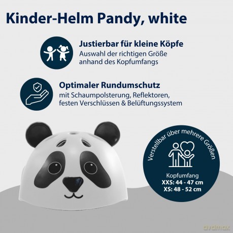 HUDORA Kinderhelm Pandy, Gr. 48-52