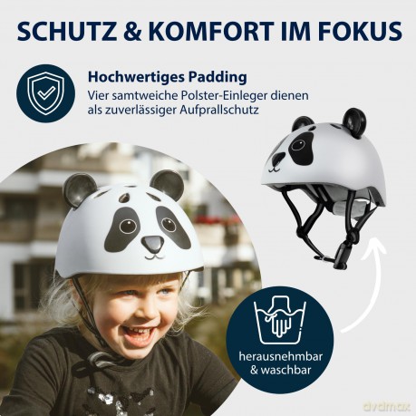 HUDORA Kinderhelm Pandy, Gr. 48-52