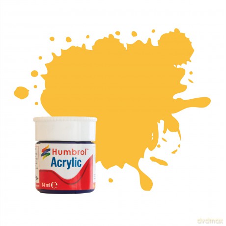 Humbrol - Nr.24 Tr. Geel Mat 14ml Acr.