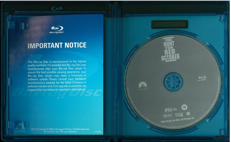 Hunt For Red October [Blu-Ray]