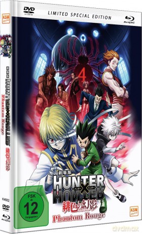 HUNTERxHUNTER - Phantom Rouge - The Movie 1 - Special Edition (Mediabook) (Blu-ray+DVD) [2xBlu-Ray]