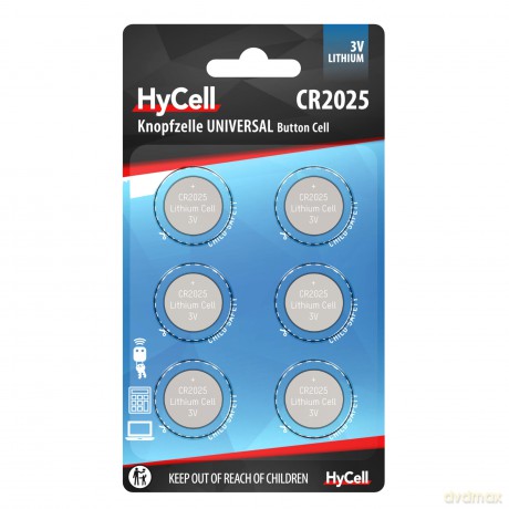 HyCell Knopfzellen CR2025
