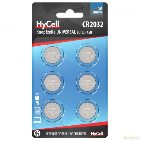 HyCell Knopfzellen CR2032