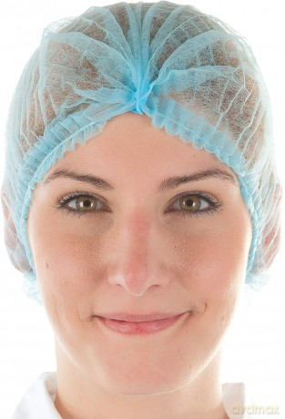 Hygonorm: HYGONORM unisex Klipphauben light blau G