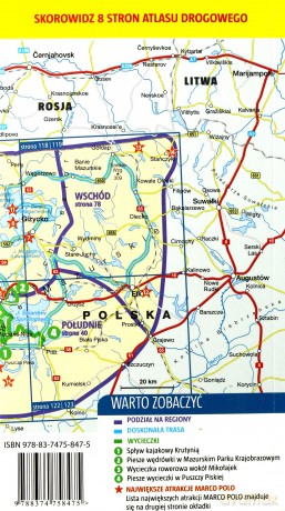 Wielkie jeziora mazurskie. Przewodnik Marco Polo z atlasem drogowym - Thoralf Plath [KSIĄŻKA]