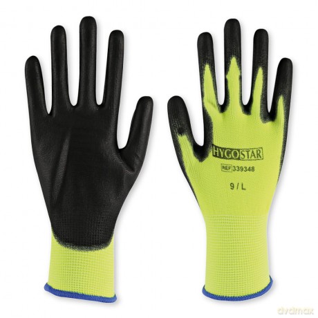 Hygostar: HYGOSTAR unisex Arbeitshandschuhe Neon A