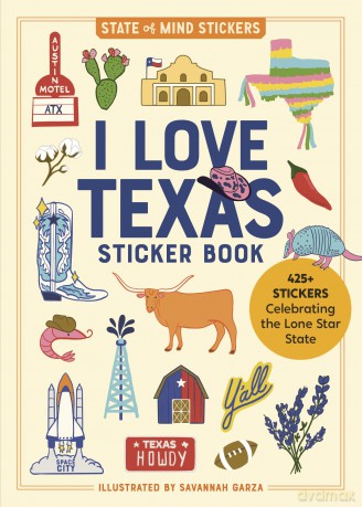 I Love Texas Sticker Book [KSIĄŻKA]