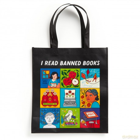 I Read Banned Books Reusable Shopping Bag [KSIĄŻKA]