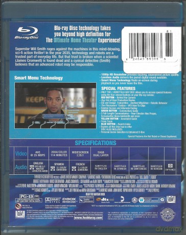 I Robot (2004) [Blu-Ray]