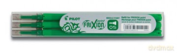 Wkład do długopisu ścieralnego FriXion Point 0,5mm zielony