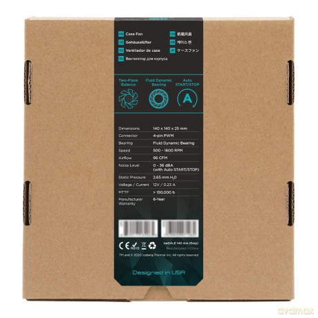 ICEBERG THERMAL IceGALE - 140mm Gray