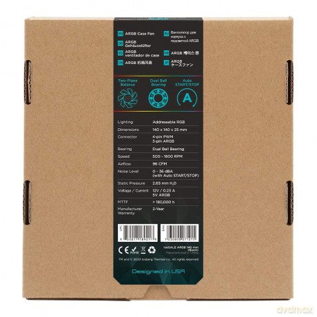 ICEBERG THERMAL IceGALE ARGB - 140mm ARG