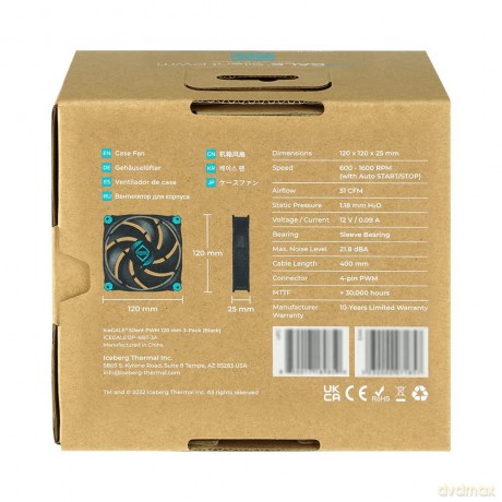 ICEBERG THERMAL IceGALE Silent PWM-120mm
