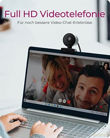 IcyBox Full-HD Webcam IB-CAM502-HD mit F