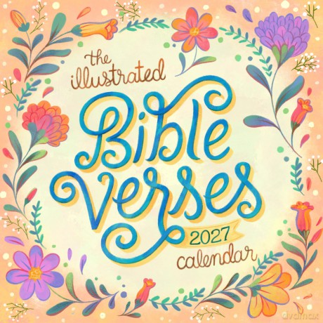 Illustrated Bible Verses Wall Calendar 2027 [KSIĄŻKA]