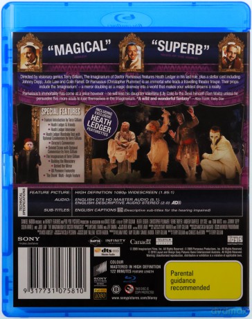 Imaginarium Of Doctor Parnassu [Blu-Ray]