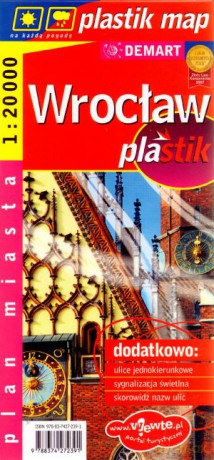 Wrocław. Plan miasta w skali 1:20 000