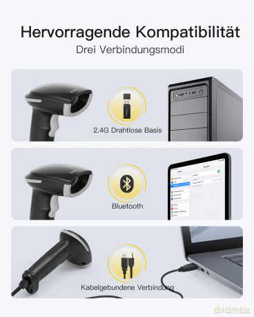 inateck Barcodescanner 23 gray BCST-23_10ZubehśrSONSTIGES540118746757.99120.02.2026261789461 69765
