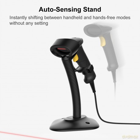inateck Barcodescanner 33 black BCST-33_